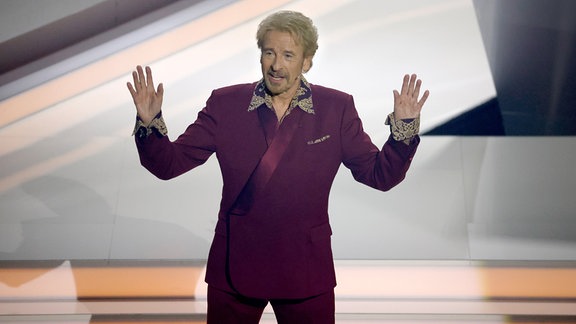 Der Entertainer und Fernsehmoderator Thomas Gottschalk