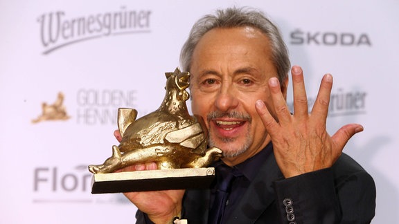 Wolfgang Stumph mit Goldener Henne