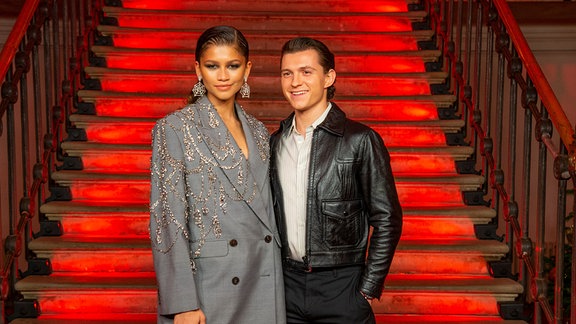 Zendaya and Tom Holland bei einer Filmpremiere
