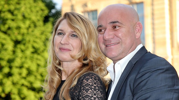 Steffi Graf und Andre Agassi