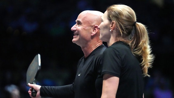 Steffi Graf und Andre Agassi