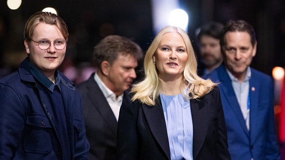 Prinz Sverre Magnus und Mette-Marit 