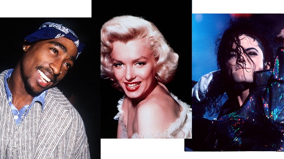 Tupac, Marilyn Monroe, Michael Jackson