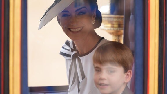 Prinzessin Kate und Prinz Louis