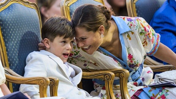 Prinzessin Victoria und Prinz Oscar 