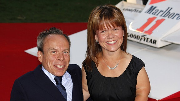 Warwick Davis und Samantha Davis bei einer Filmpremiere