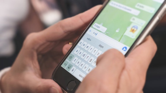 Chat im Messenger Whatsapp