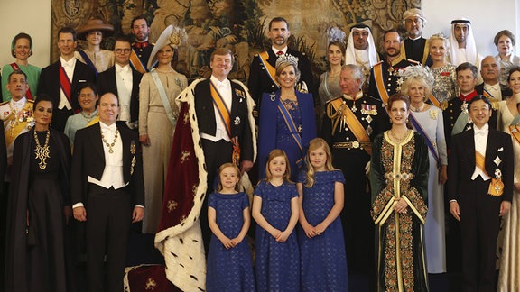 Gruppenfoto von Adeligen