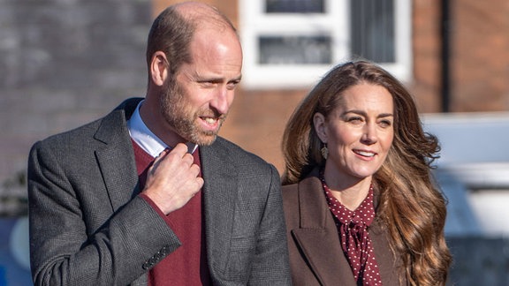 Prinz William und Prinzessin Kate in Southport