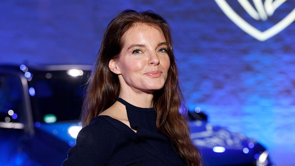 Sängerin und Schauspielerin Yvonne Catterfeld bei der Peugeot BVC Casting Night 2025 im Dock2.