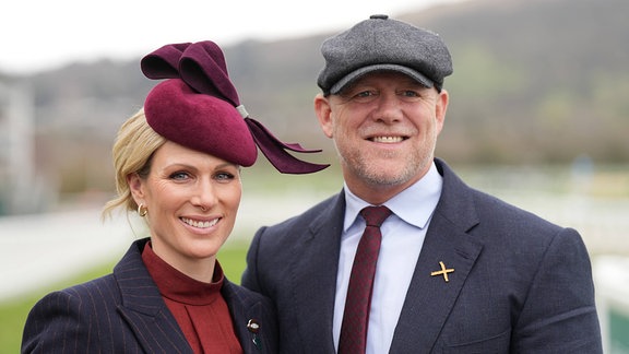 Doppelportrait: Zara und Mike Tindall auf dem Cheltenham Festival